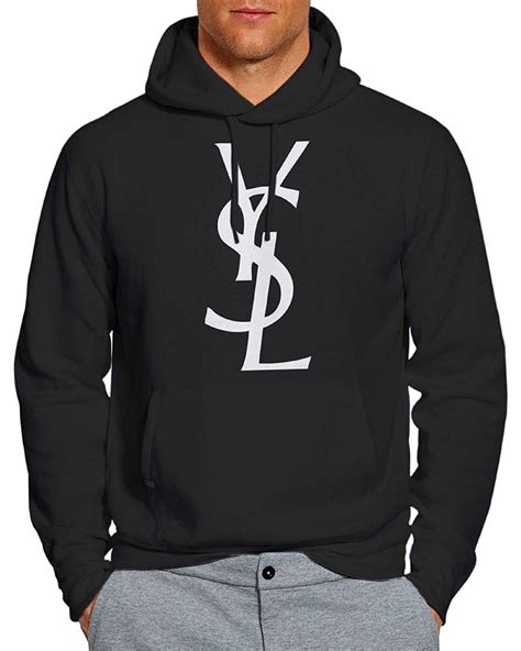 ysl embroidered sweatshirt|yves saint laurent hoodies sweatshirts.